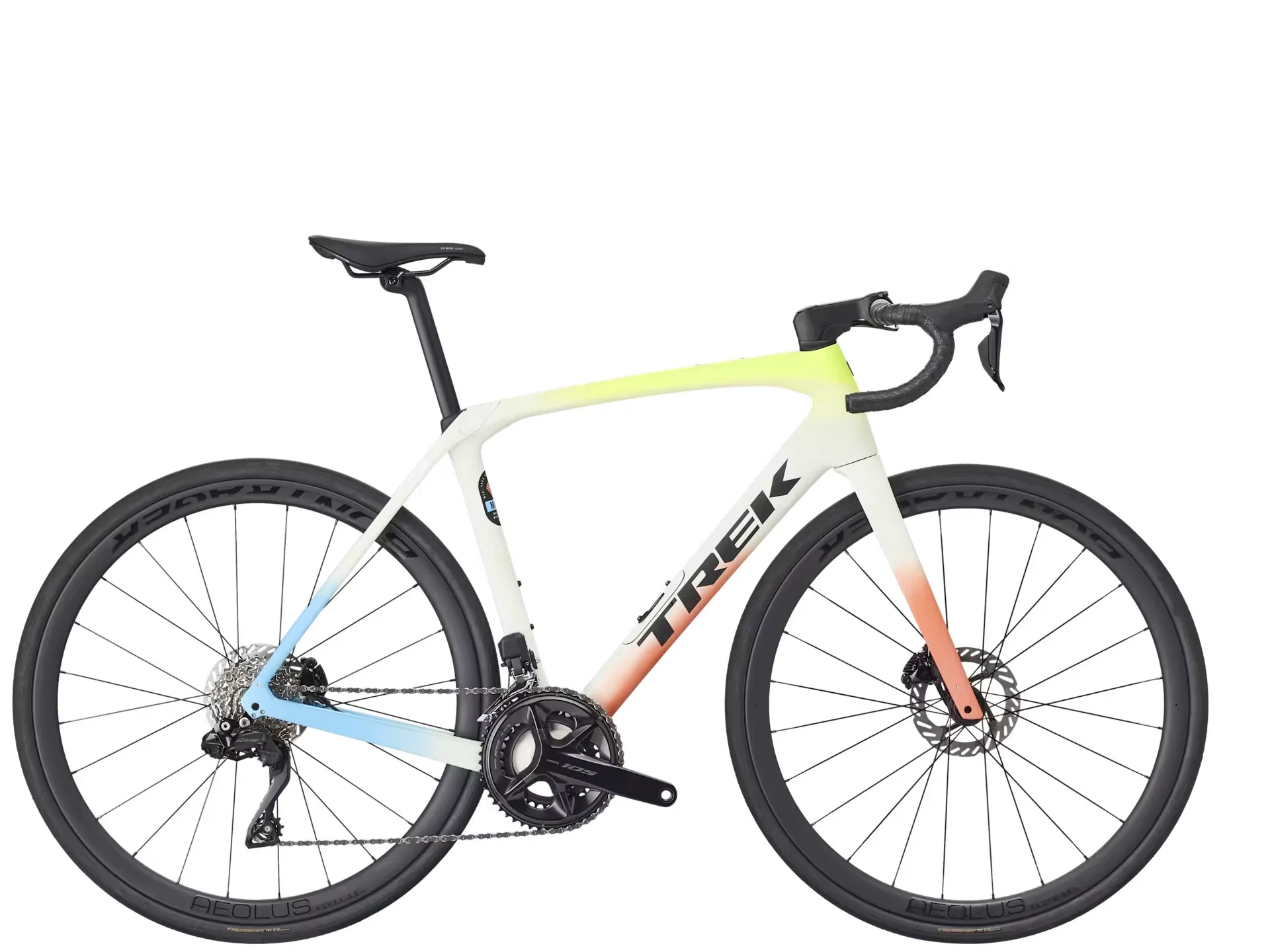 Trek Domane SL 6 Gen 4 Era White/Glowstick/Coral 2026