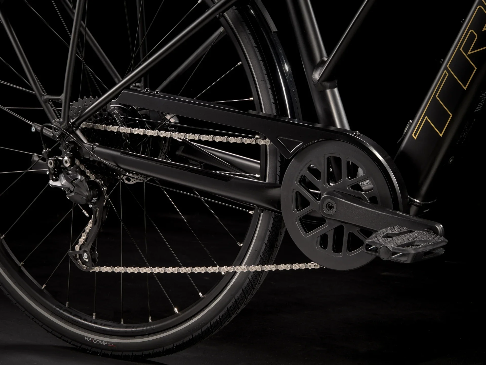 Trek FX+ 2 Stagger Satin Trek Black - Image 10