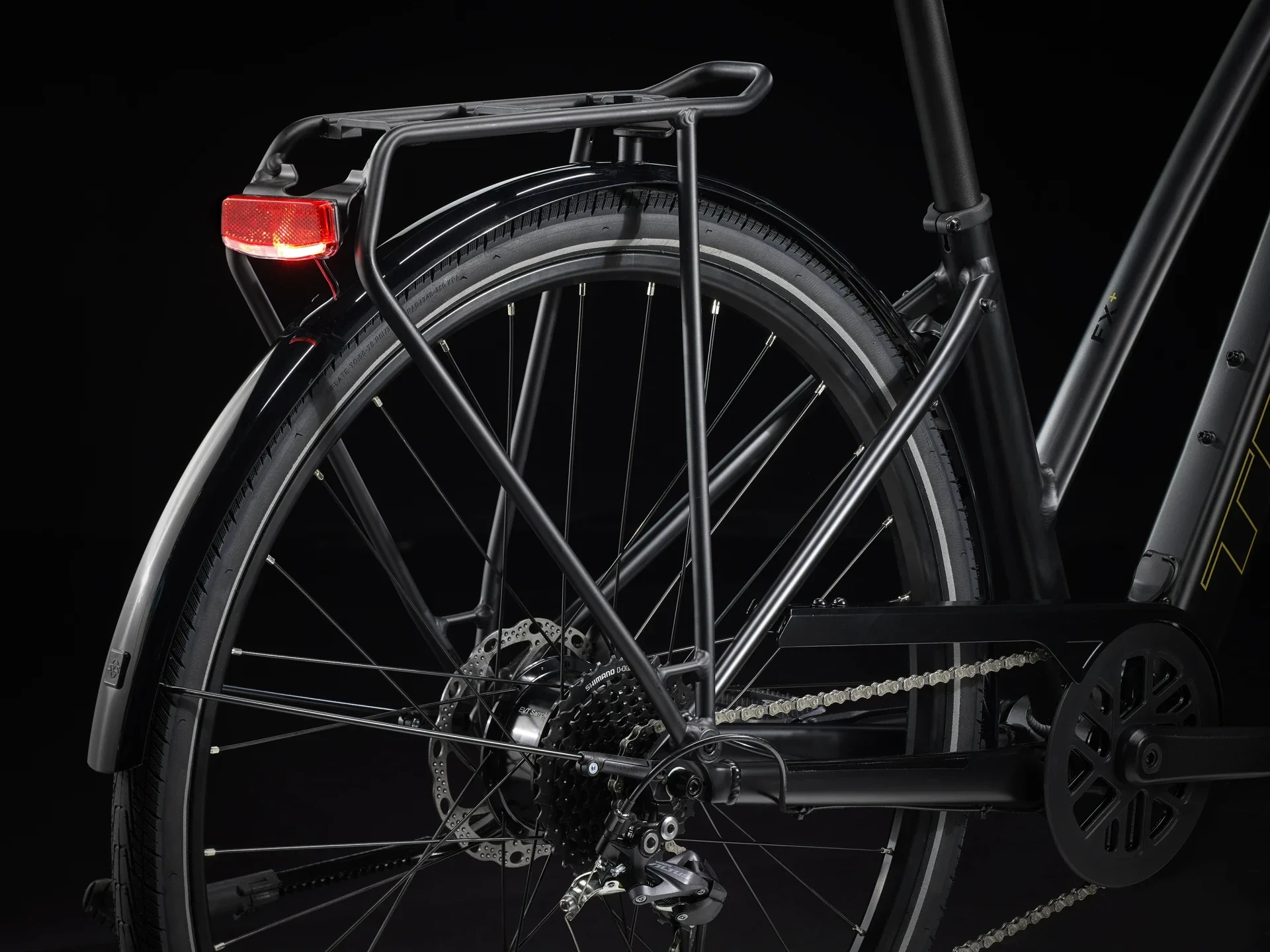 Trek FX+ 2 Stagger Satin Trek Black - Image 8