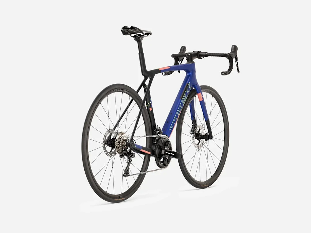 Trek Madone SL 5 Gen 8 Matte Blue/Trek Black/Living Coral 2027 - Image 2