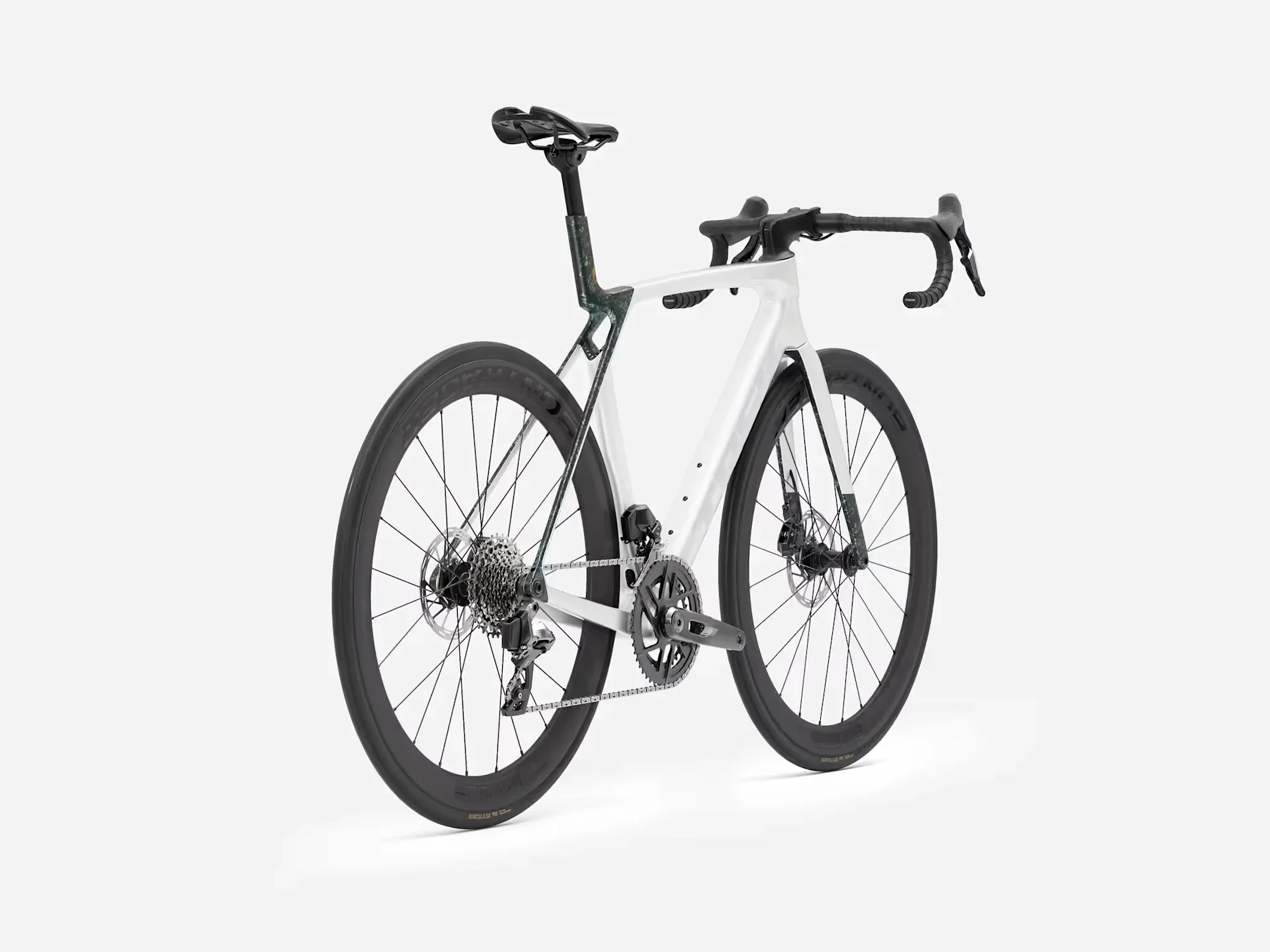 Trek Madone SL 6 AXS Gen 8 Crystal White/Smoke 2026 - Image 2