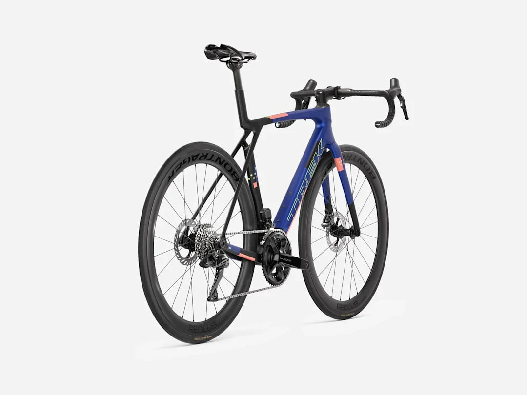 Trek Madone SL 6 Gen 8 Matte Blue/Trek Black/Living Coral 2027 - Image 2