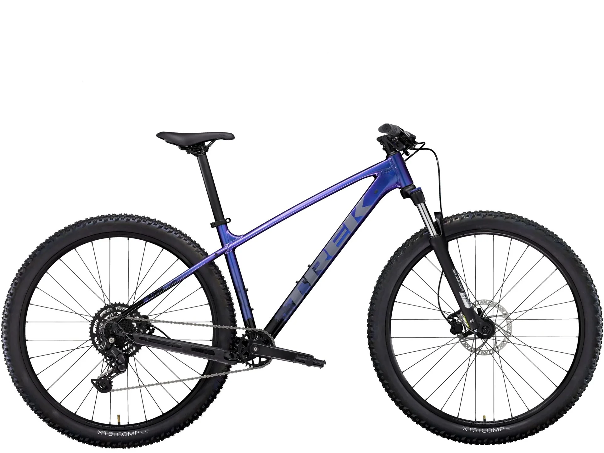 Trek Marlin 5 Purple Flip To Trek Black Fade