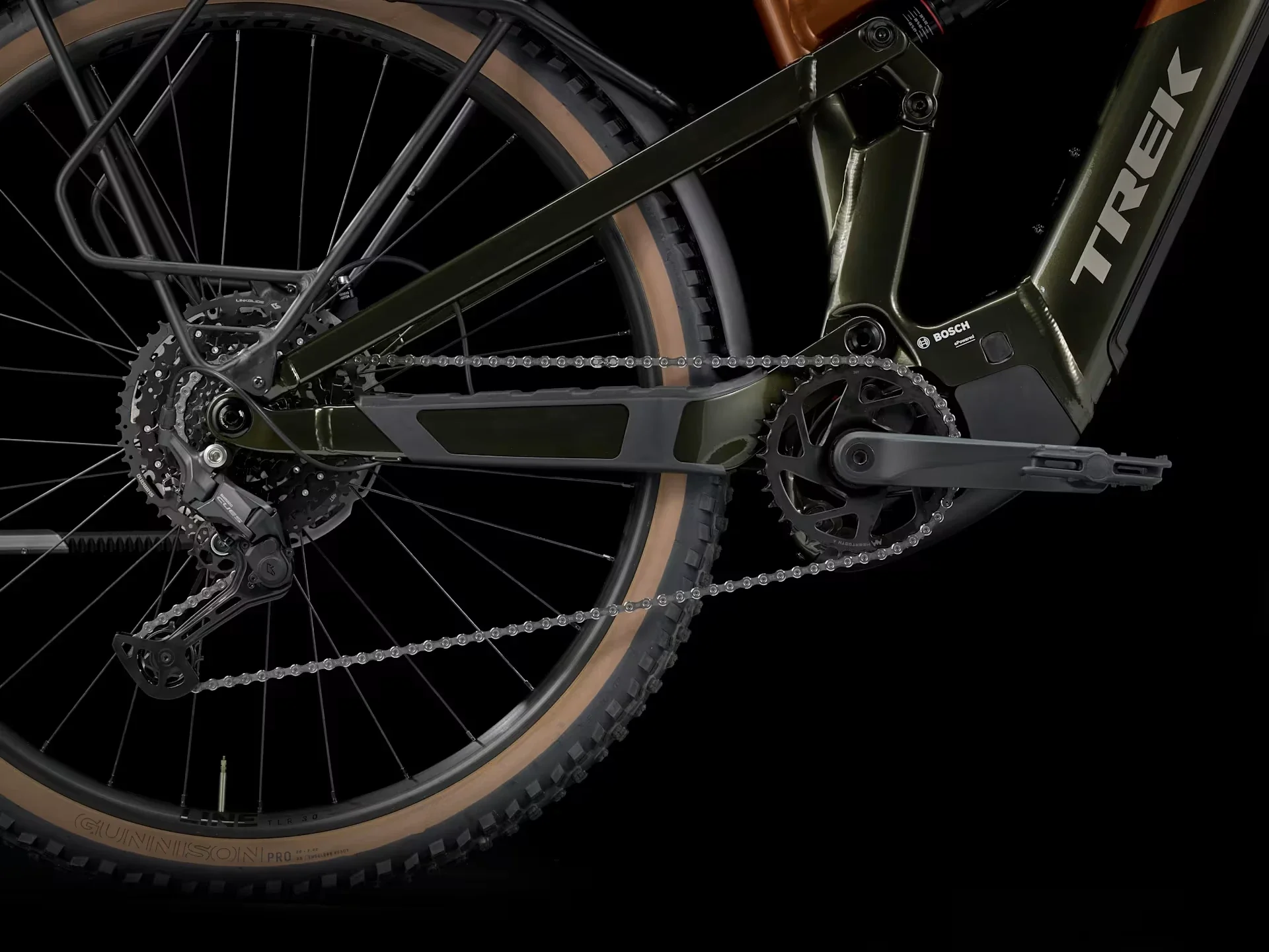 Trek Powerfly+ FS 4 EQ 600Wh Pennyflake/Olive 2027 - Image 3