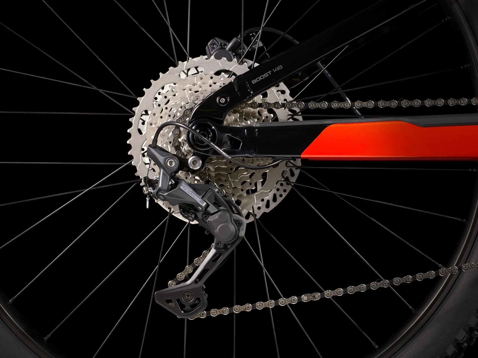 Trek Powerfly FS 4 Gen 3 Lava/Black - Image 2