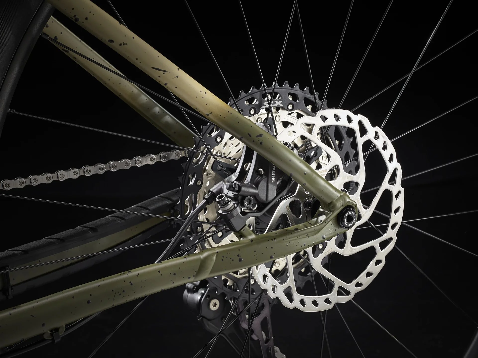 Trek Roscoe 9 Matte Quicksand to Olive Fade/Black - Image 4