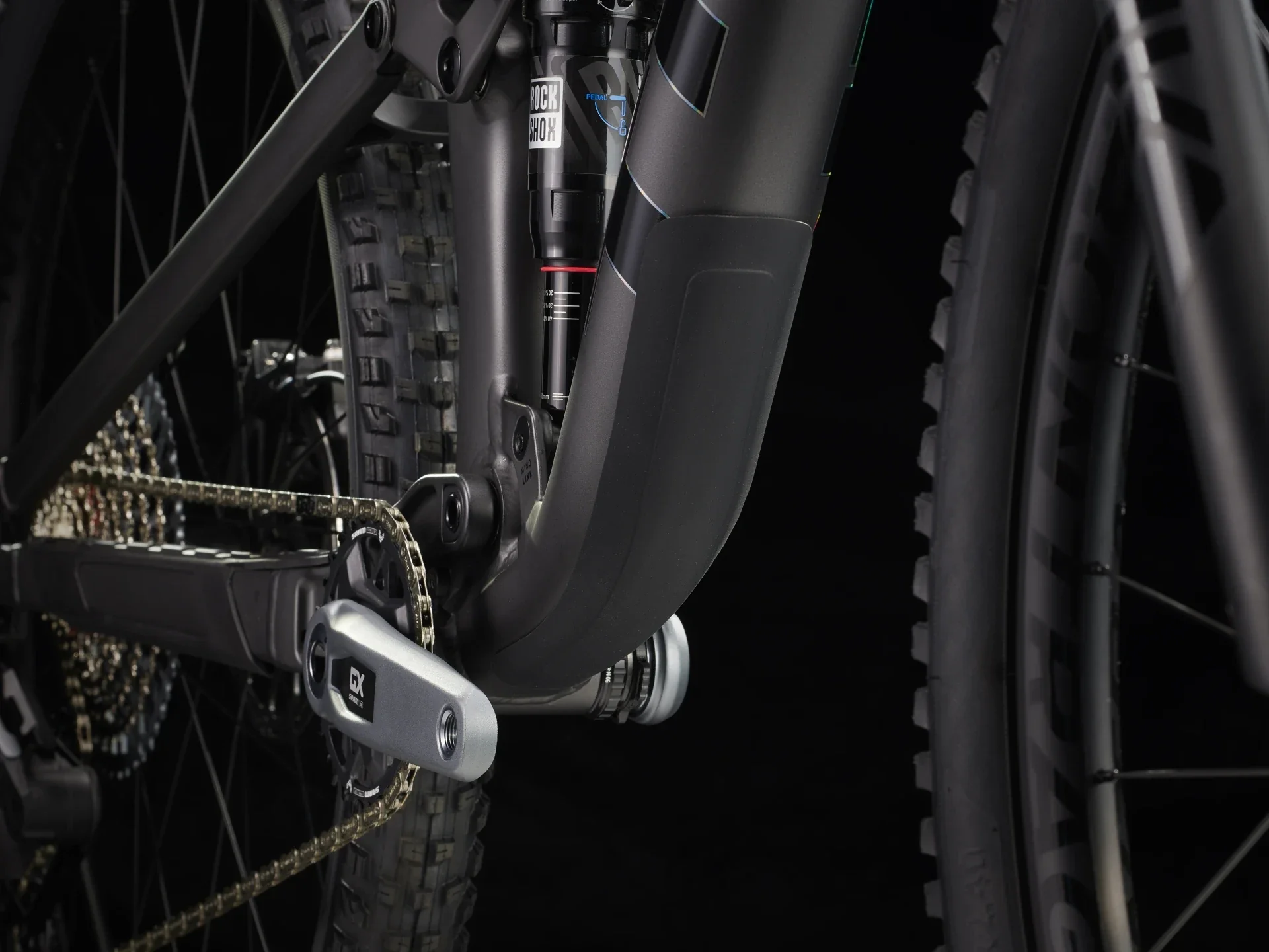Trek Top Fuel 8 GX AXS T-Type Matte Dnister Black - Image 9