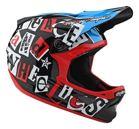 Troy Lee Designs D3 Fiberlite Helmet Anarchy - Image 2