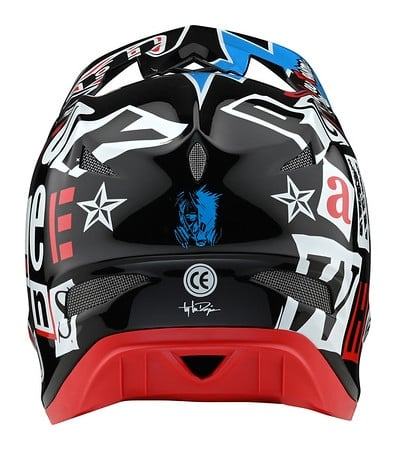 Troy Lee Designs D3 Fiberlite Helmet Anarchy - Image 3
