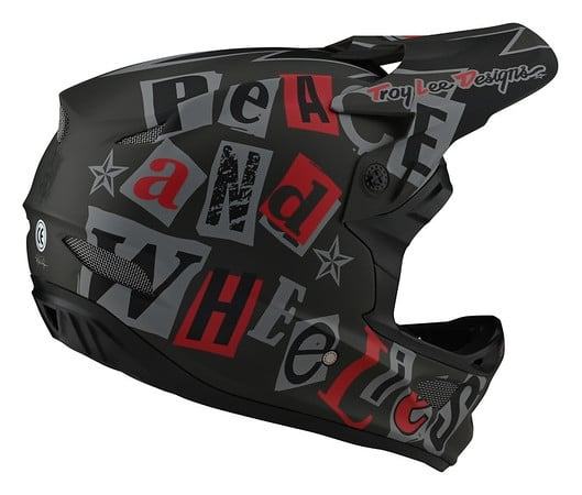 Troy Lee Designs D3 Fiberlite Helmet Anarchy - Image 5