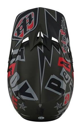 Troy Lee Designs D3 Fiberlite Helmet Anarchy - Image 6