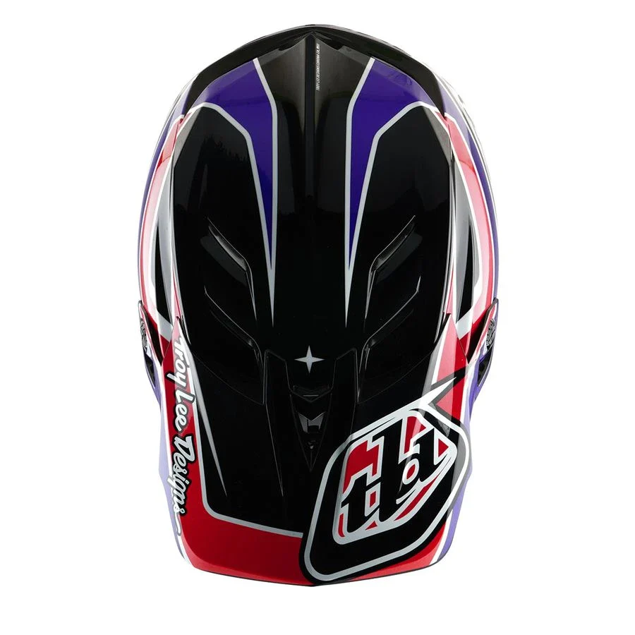 Troy Lee Designs D4 Polyacrylite MIPS Helm Linear - Image 3