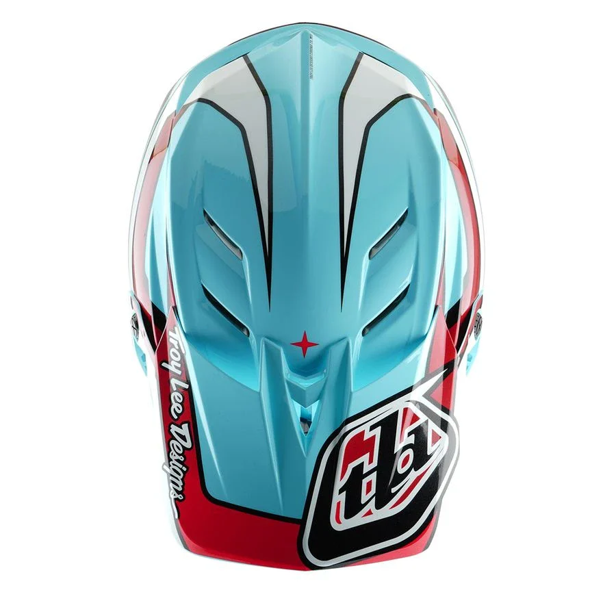 Troy Lee Designs D4 Polyacrylite MIPS Helm Linear - Image 7