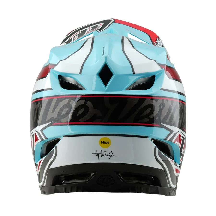 Troy Lee Designs D4 Polyacrylite MIPS Helm Linear - Image 8