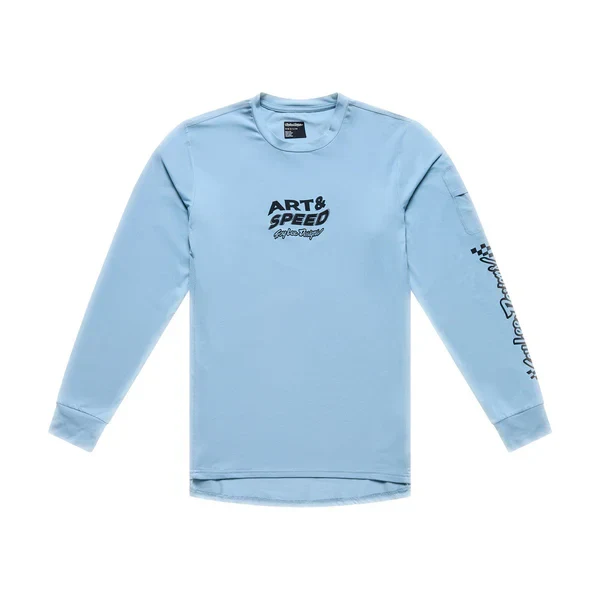 Troy Lee Designs Ruckus Ride Langarm Shirt Waves