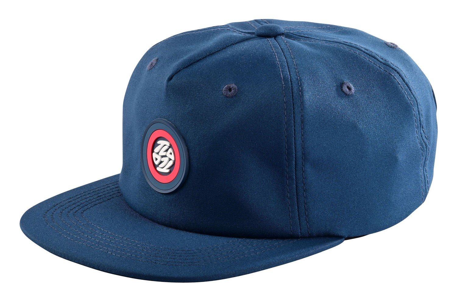 Troy Lee Designs Unstructured Snapback Cap Spun slate blue