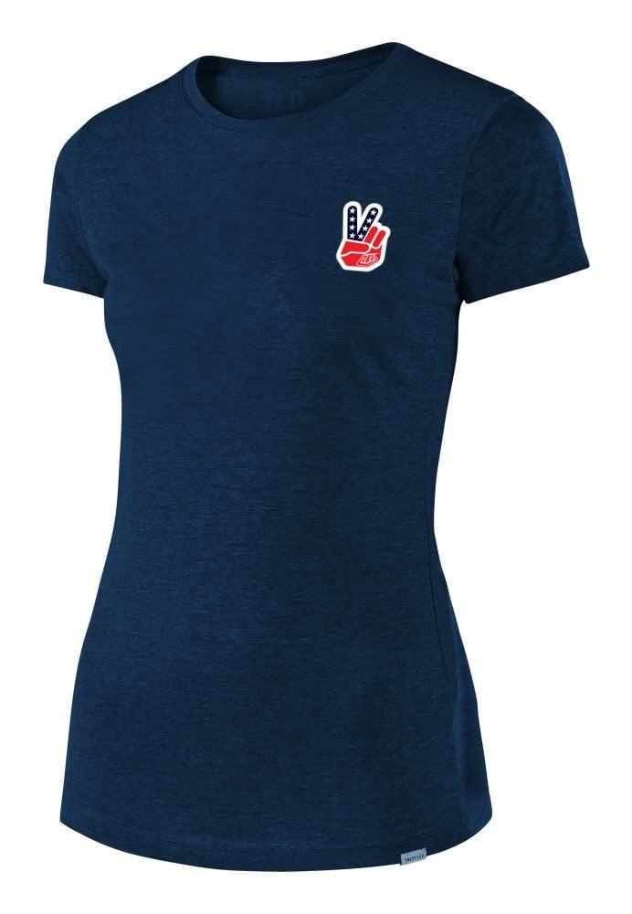 Troy Lee Designs Women Peace & Wheelies Tee - Image 3